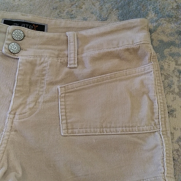 Jalate Jeans Wear Corduroy Shortie Shorts Junior 7/8 Tan - Picture 7 of 14